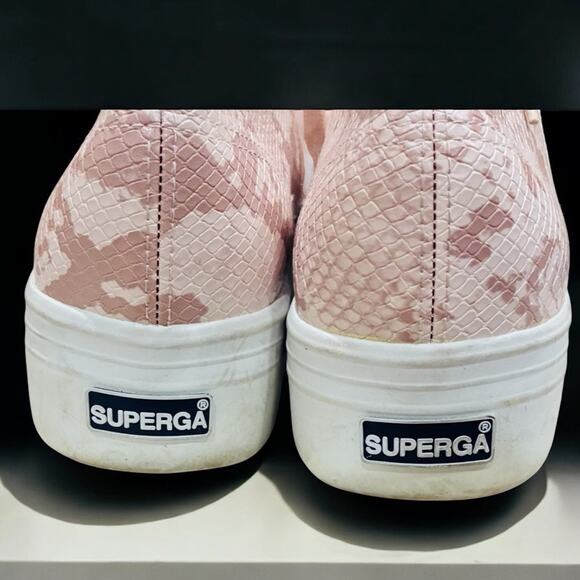 Superga beige/pink Slip-On Sneakers 41.5/ 10.5 - 11 - Picture 7 of 8